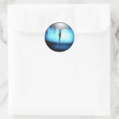Jezus Ronde Sticker (Tas)