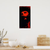 Jezus "rood" Christus Poster (Keuken)