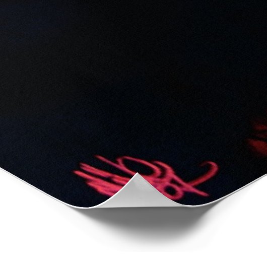 Jezus "rood" Christus Poster (Hoek)