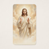 Jezus rouwkaart visitekaartje (Voorkant)