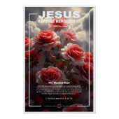 Jezus - Rozen vastleggen Perfect Poster (Voorkant)