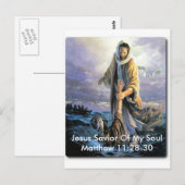 Jezus Savior van mijn ziel Briefkaart (Voorkant / Achterkant)