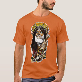 Jezus scheert t-shirt