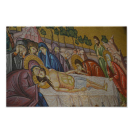 Jezus, schitterende foto's foto afdruk