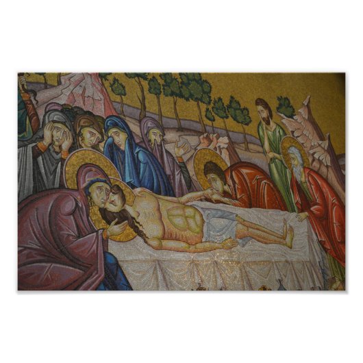 Jezus, schitterende foto's foto afdruk (Voorkant)