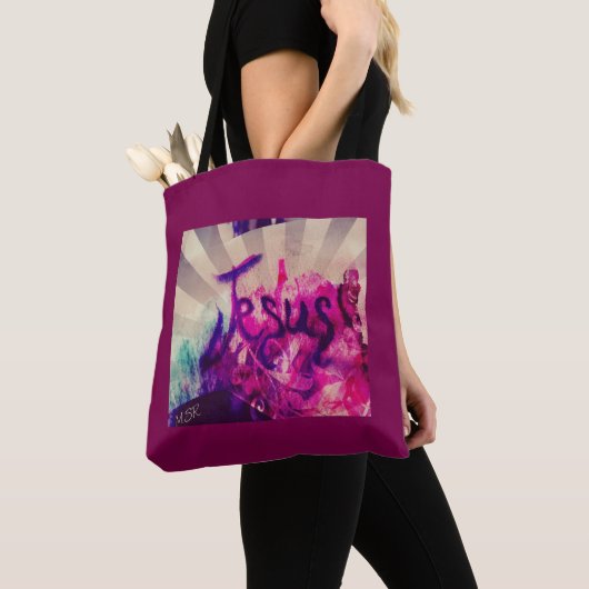 Jezus! Schoudertas Tote Bag (Dichtbij)
