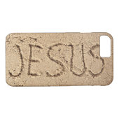 Jezus schreef in zand Case-Mate iPhone case (Achterkant (Horizontaal))