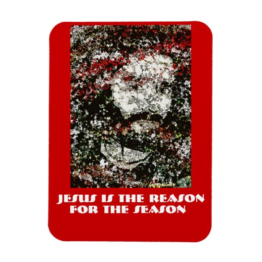 Jezus Season Face van Christus Magneet (Verticaal)