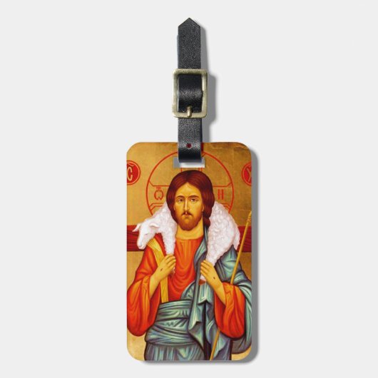 Jezus Seeker van de verloren schapen Bagagelabel (Voorkant verticaal)