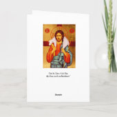 Jezus Seeker van de verloren schapen Feestdagen Kaart (Achterkant)