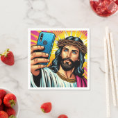 Jezus selfie servetten! servet (Insitu)