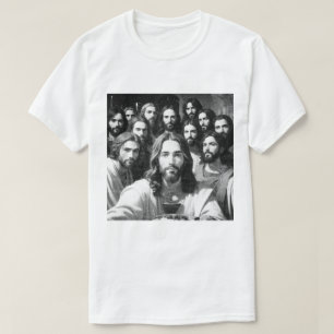 Jezus selfies met 12 discipelen t-shirt
