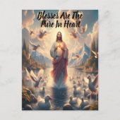 Jezus Serene hemel van eenden Briefkaart (Voorkant)