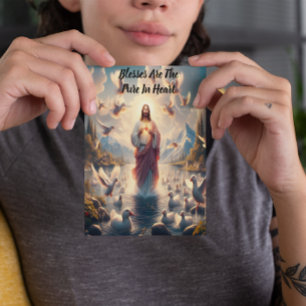 Jezus Serene hemel van eenden Briefkaart