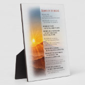 Jezus' Sermon op de berg - Matthew 5 Fotoplaat (Zijkant)