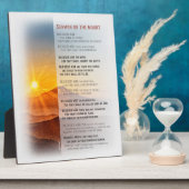 Jezus' Sermon op de berg - Matthew 5 Fotoplaat (Zijkant)