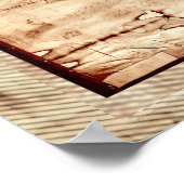 Jezus Shroud van Turijn en Descent van het Kruis Poster (Hoek)