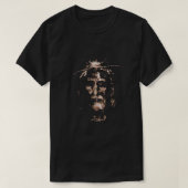 Jezus Shroud van Turijn Shirt Heilig gezicht van J (Design voorkant)