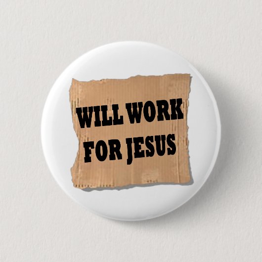 Jezus Sign (Button) Ronde Button 5,7 Cm (Voorkant)