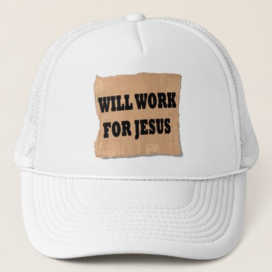 Jezus Sign (Pet) Trucker Pet (Voorkant)