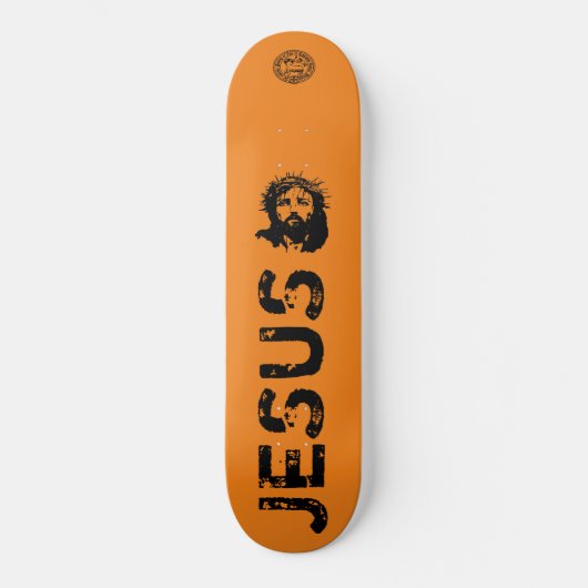 Jezus skateboard, 8 1/8 inch dek persoonlijk skateboard (Voorkant)