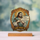 Jezus Slechte Autocorrect Bericht Baas Vernederend Acryl Bord (Neutraal)