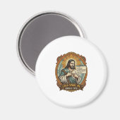 Jezus Slechte Autocorrect Bericht Baas Vernederend Magneet (Voorkant / Achterkant)