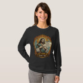 Jezus Slechte Autocorrect Bericht Baas Vernederend T-shirt (Voorkant volledig)