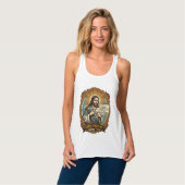 Jezus Slechte Autocorrect Bericht Baas Vernederend Tanktop (Volledige Voorkant)