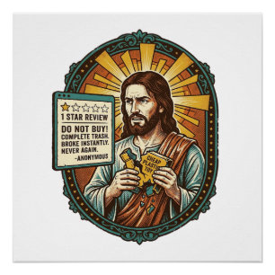 Jezus Slechte Invloed Product Review Mislukt Socia Perfect Poster