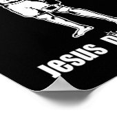 Jezus sloot niet aan op MMA T-ShirtJesus.... greep Poster (Hoek)