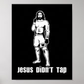 Jezus sloot niet aan op MMA T-ShirtJesus.... greep Poster (Voorkant)