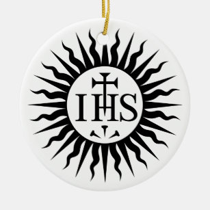 Jezus Society (Jesuit) Logo Keramisch Ornament