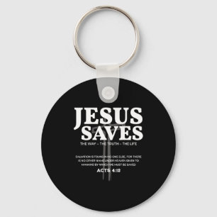 Jezus Spaart Bijbelvers Handelingen 4_12 Christeli Sleutelhanger