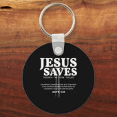 Jezus Spaart Bijbelvers Handelingen 4_12 Christeli Sleutelhanger (Voorkant)