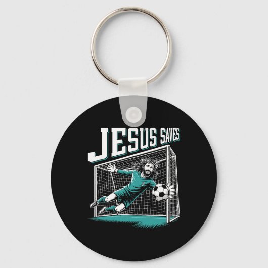 Jezus Spaart Voetbal Doelman Keeper  Sleutelhanger (Voorkant)
