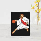 Jezus speelt Bysketbyll 1 Kaart (Gele Bloem)