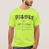 Jezus SPIRIT EN IN VERSE STAR T-shirt (Voorkant)