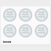 Jezus - Spoelzegel Ronde Sticker (Vel)