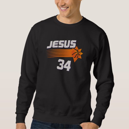 Jezus - Sport 34 - Christelijk Trui (Voorkant)