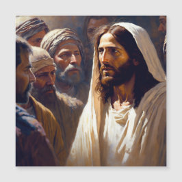 Jezus spreekt met zijn Discipelen Keukenmagneet