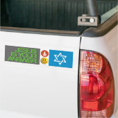 Jezus spul bumpersticker (Op Truck)
