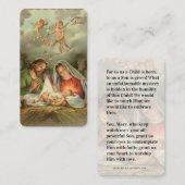 Jezus St. Joseph Mary Prayer Plaatskaartje (Voorkant / Achterkant)