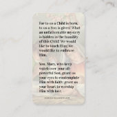 Jezus St. Joseph Mary Prayer Plaatskaartje (Achterkant)