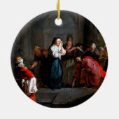 Jezus stak neer en schreef op de grond Ornament (Achterkant)