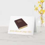 Jezus sterft op pagina 681 kaart (Gele Bloem)