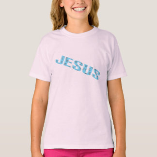 Jezus-sterren blauw t-shirt