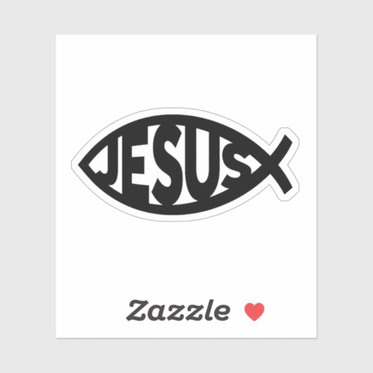 Jezus Sticker (Vel)