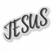 Jezus  sticker (Voorkant)