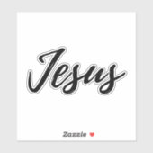Jezus - sticker (Vel)